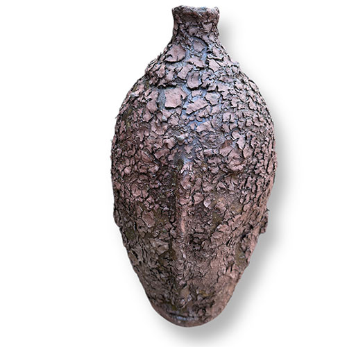 Feliciano Abaurre 20" Tall Crusty Textured Sculptural Jug DP5910 SOLD